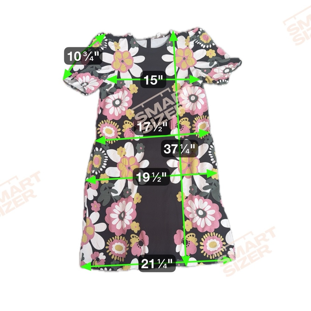 Boden Floral Puff Sleeve Dress Size 8 - Picture 2 of 13